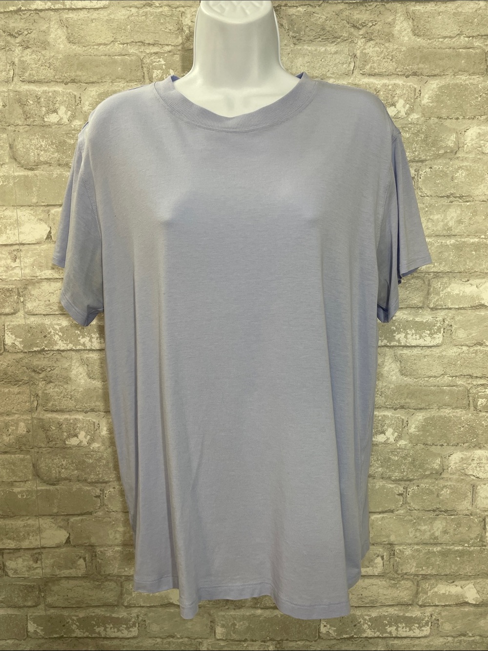 lululemon athletica Light Lavender All yours Boyfriend Short Sleeve Crew Tee